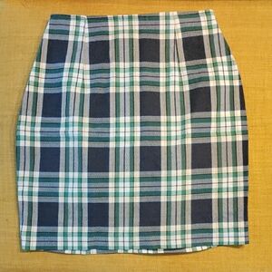 ✨ 4/$15 The Limited Blue and White Mini Pencil Skirt for Casual Work